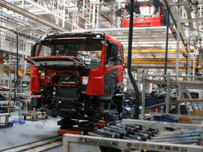 Electric truck production line